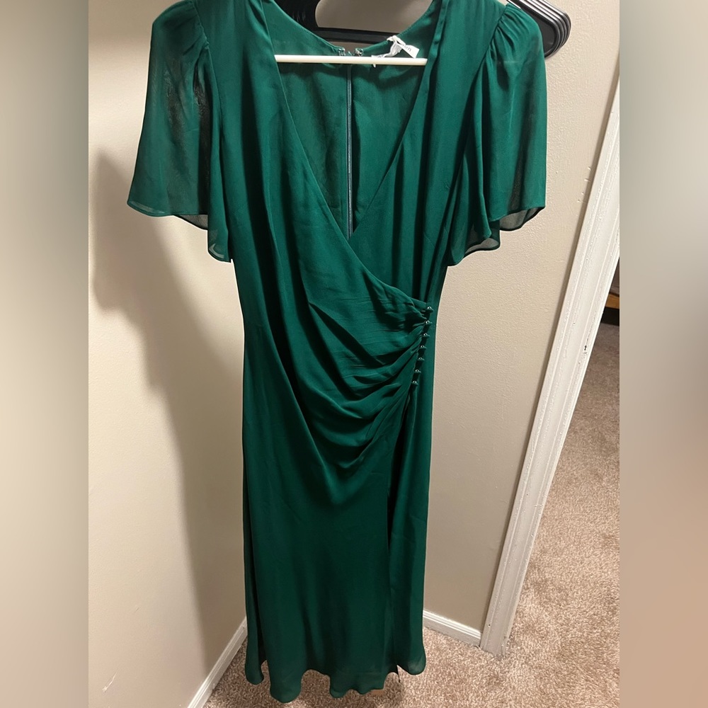Reformation, size 0, emerald, never worn